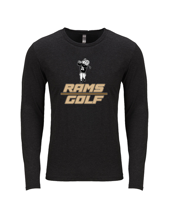Holt HS Golf Split - Tri-Blend Long Sleeve