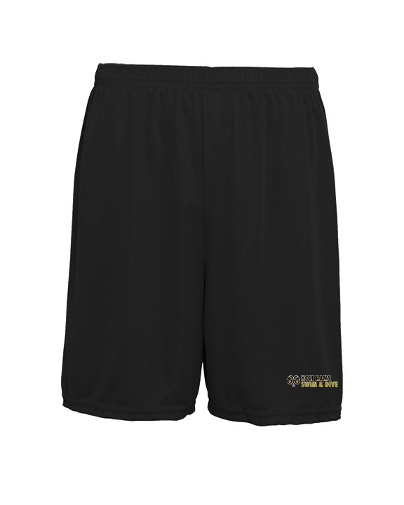 Holt HS Swimming & Diving Basic - Mens 7inch Training Shorts