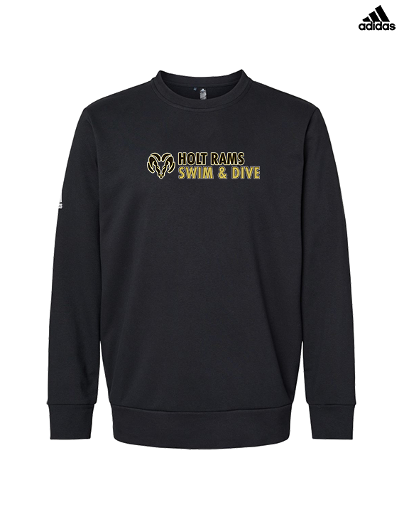 Holt HS Swimming & Diving Basic - Mens Adidas Crewneck