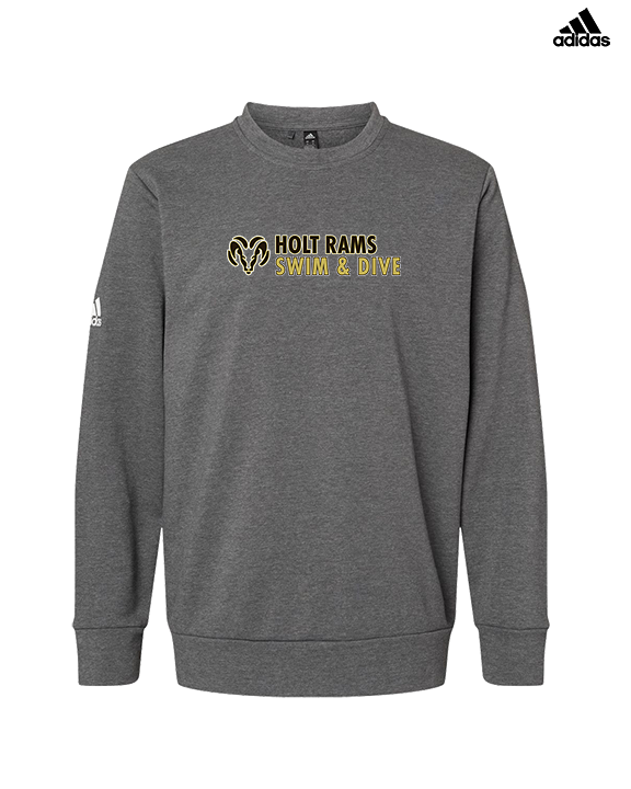 Holt HS Swimming & Diving Basic - Mens Adidas Crewneck