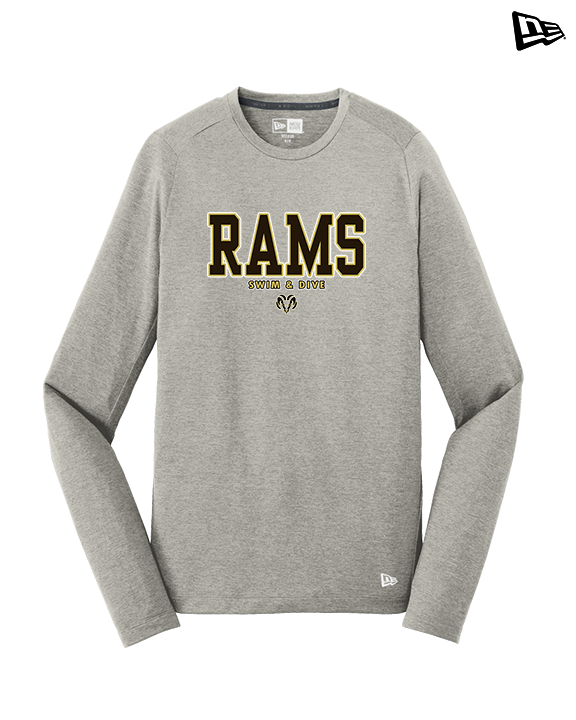Holt HS Swimming & Diving Block - New Era Performance Long Sleeve