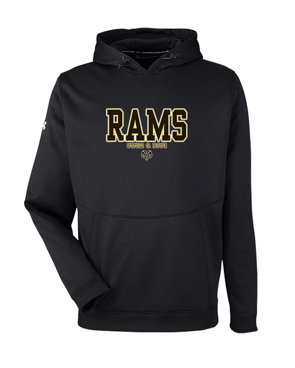 Holt HS Swimming & Diving Block - Under Armour Mens Storm Fleece