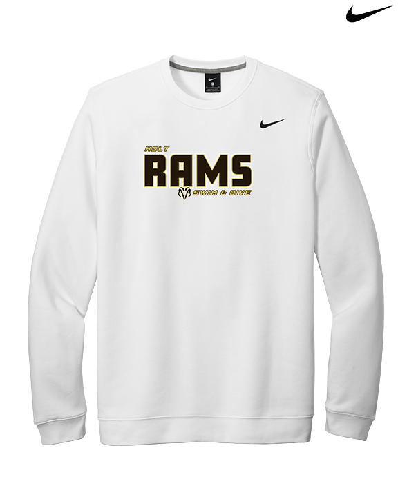 Holt HS Swimming & Diving Bold - Mens Nike Crewneck