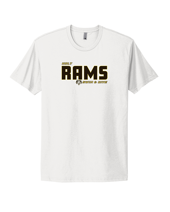 Holt HS Swimming & Diving Bold - Mens Select Cotton T-Shirt