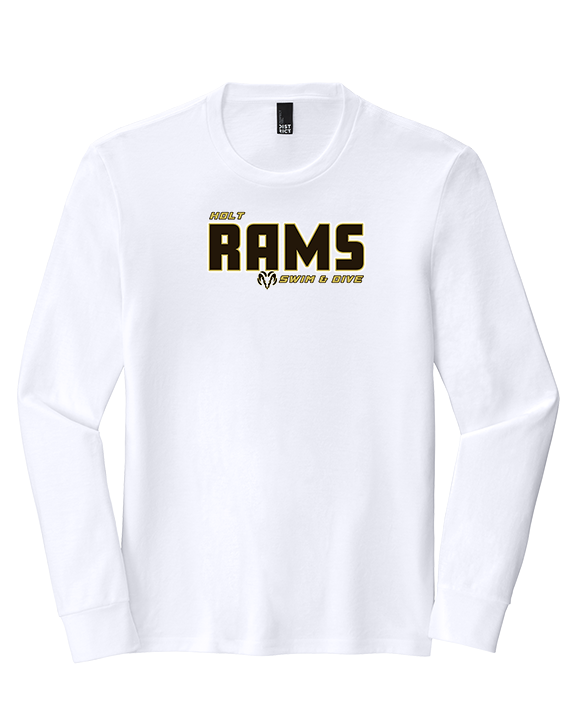 Holt HS Swimming & Diving Bold - Tri-Blend Long Sleeve