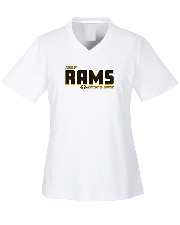 Holt HS Swimming & Diving Bold - Womens Performance Shirt