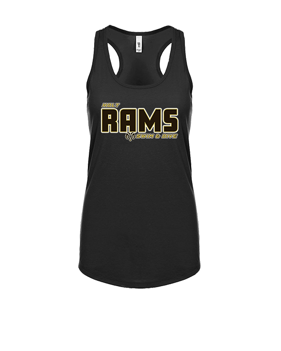 Holt HS Swimming & Diving Bold - Womens Tank Top