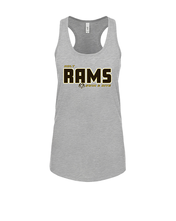Holt HS Swimming & Diving Bold - Womens Tank Top