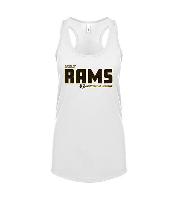 Holt HS Swimming & Diving Bold - Womens Tank Top