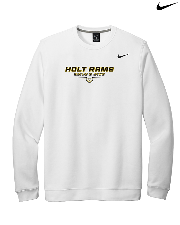 Holt HS Swimming & Diving Design - Mens Nike Crewneck