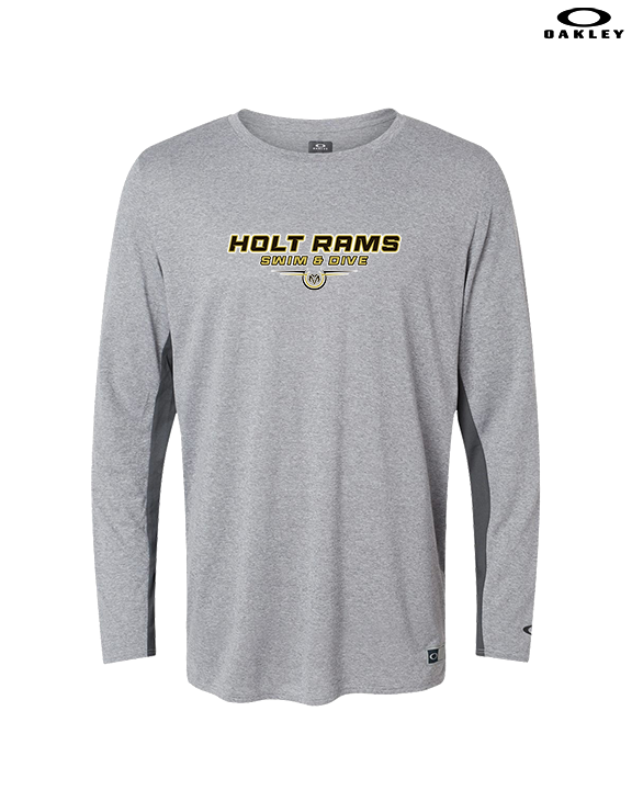 Holt HS Swimming & Diving Design - Mens Oakley Longsleeve