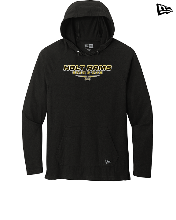 Holt HS Swimming & Diving Design - New Era Tri-Blend Hoodie