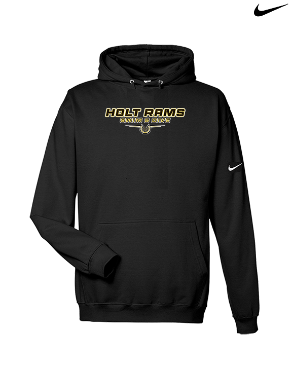 Holt HS Swimming & Diving Design - Nike Club Fleece Hoodie