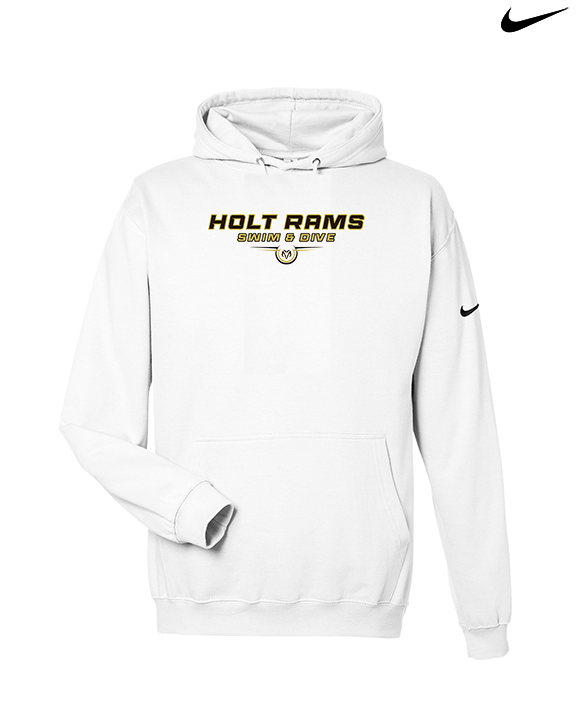 Holt HS Swimming & Diving Design - Nike Club Fleece Hoodie