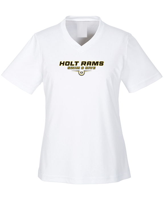 Holt HS Swimming & Diving Design - Womens Performance Shirt