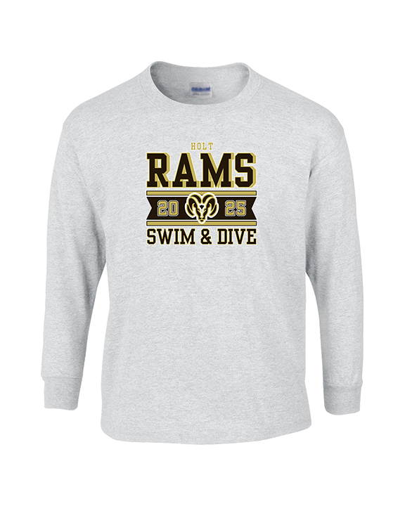Holt HS Swimming & Diving Stamp - Cotton Longsleeve