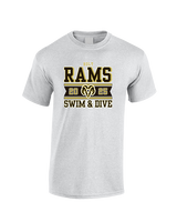 Holt HS Swimming & Diving Stamp - Cotton T-Shirt