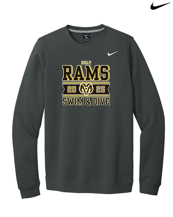 Holt HS Swimming & Diving Stamp - Mens Nike Crewneck