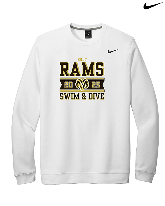 Holt HS Swimming & Diving Stamp - Mens Nike Crewneck
