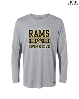Holt HS Swimming & Diving Stamp - Mens Oakley Longsleeve