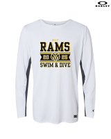 Holt HS Swimming & Diving Stamp - Mens Oakley Longsleeve