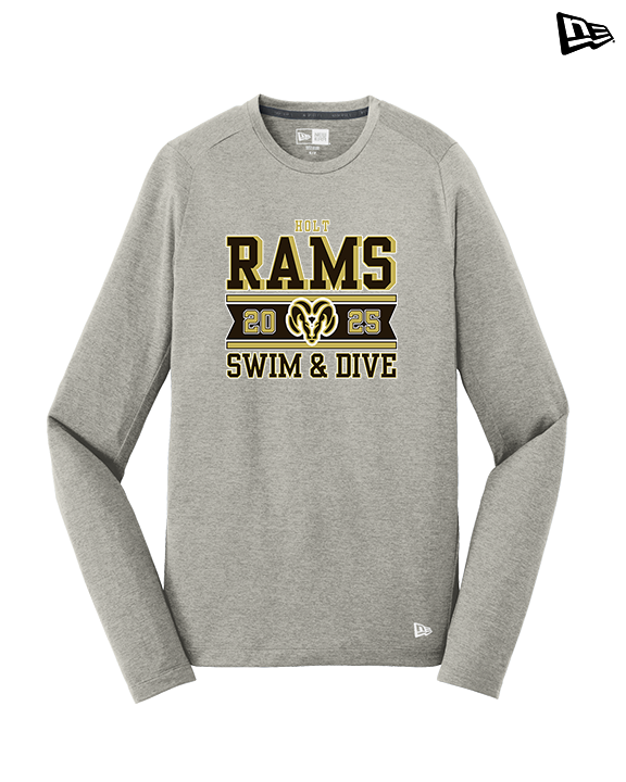 Holt HS Swimming & Diving Stamp - New Era Performance Long Sleeve