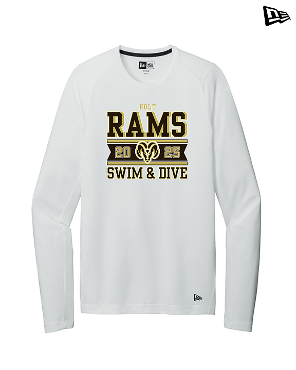 Holt HS Swimming & Diving Stamp - New Era Performance Long Sleeve