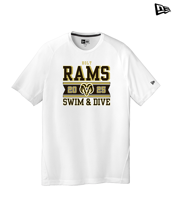 Holt HS Swimming & Diving Stamp - New Era Performance Shirt
