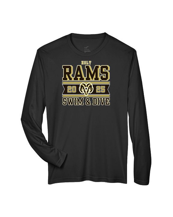Holt HS Swimming & Diving Stamp - Performance Longsleeve