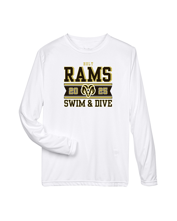 Holt HS Swimming & Diving Stamp - Performance Longsleeve