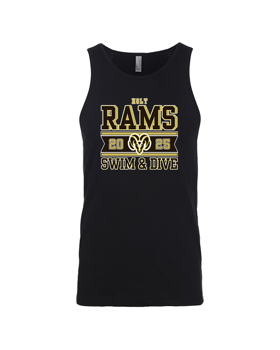 Holt HS Swimming & Diving Stamp - Tank Top