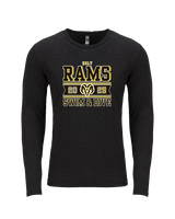Holt HS Swimming & Diving Stamp - Tri-Blend Long Sleeve
