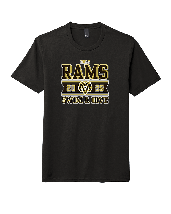 Holt HS Swimming & Diving Stamp - Tri-Blend Shirt