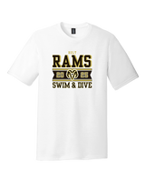 Holt HS Swimming & Diving Stamp - Tri-Blend Shirt