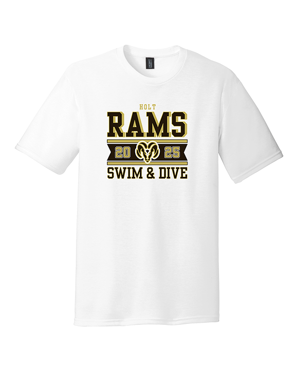 Holt HS Swimming & Diving Stamp - Tri-Blend Shirt