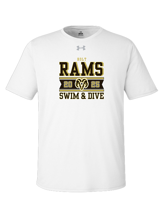 Holt HS Swimming & Diving Stamp - Under Armour Mens Team Tech T-Shirt