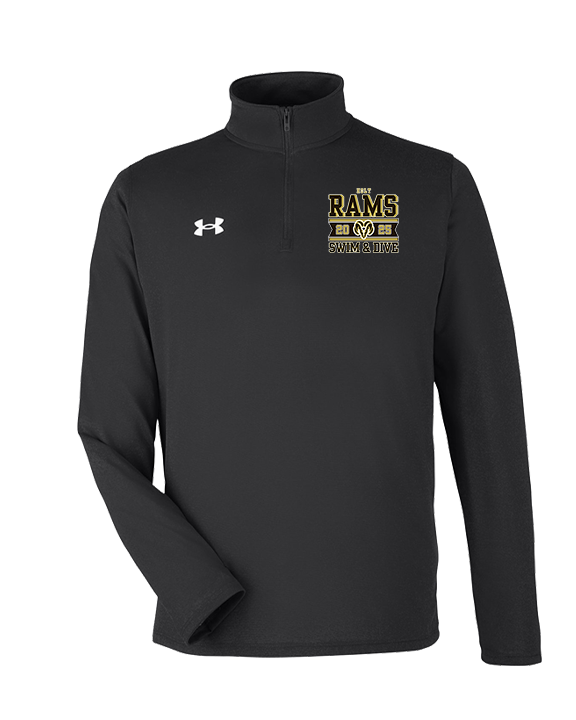 Holt HS Swimming & Diving Stamp - Under Armour Mens Tech Quarter Zip