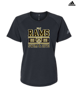 Holt HS Swimming & Diving Stamp - Womens Adidas Performance Shirt