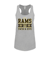 Holt HS Swimming & Diving Stamp - Womens Tank Top