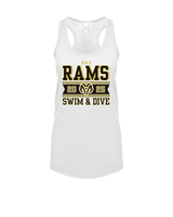Holt HS Swimming & Diving Stamp - Womens Tank Top