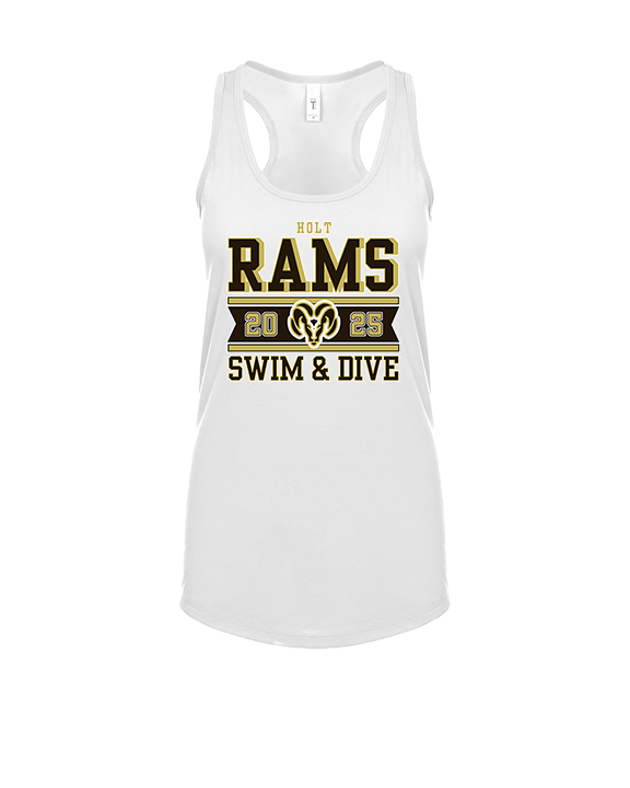 Holt HS Swimming & Diving Stamp - Womens Tank Top