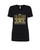 Holt HS Swimming & Diving Stamp - Womens Vneck
