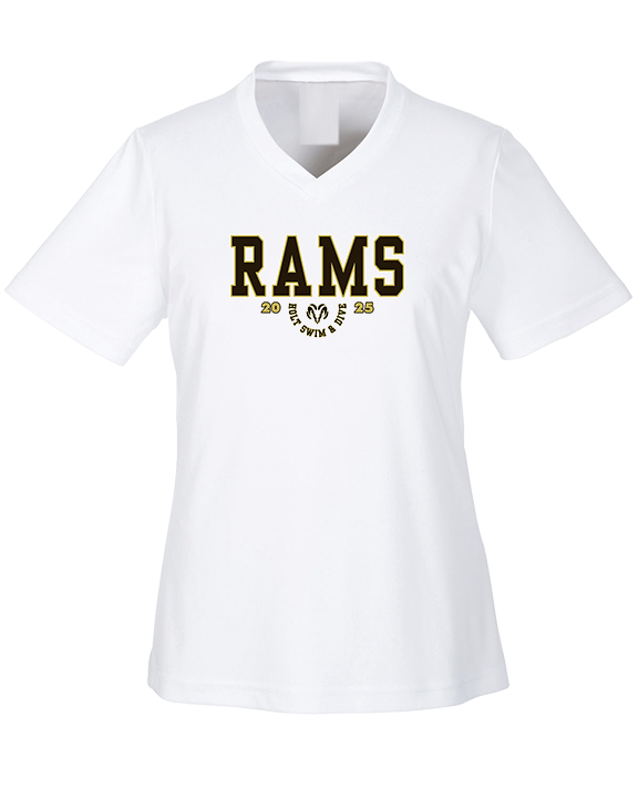 Holt HS Swimming & Diving Swoop - Womens Performance Shirt