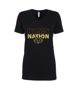 Holt JR High Basketball Nation - Womens Vneck