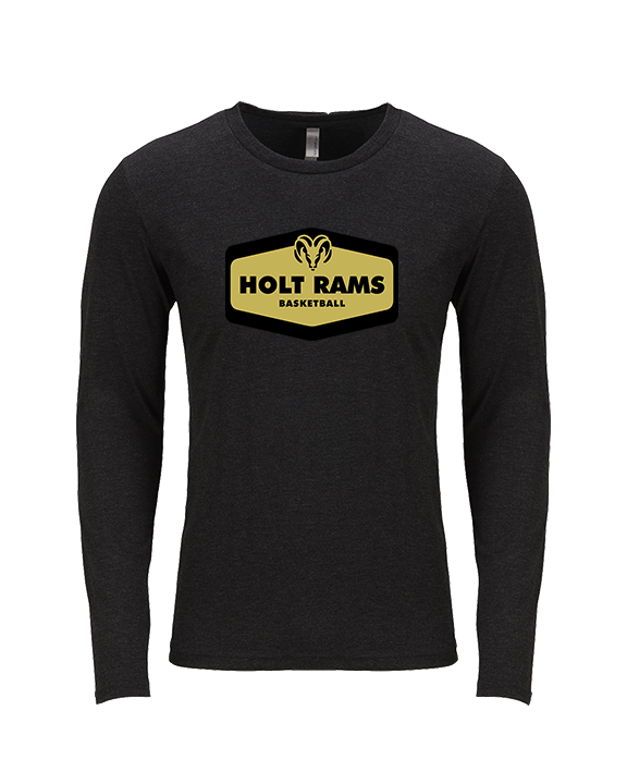 Holt Jr Rams Basketball Board - Tri-Blend Long Sleeve