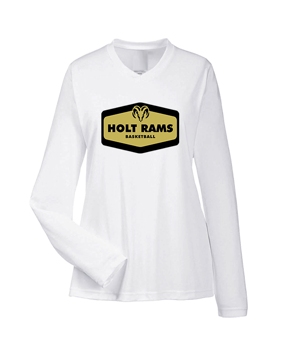 Holt Jr Rams Basketball Board - Womens Performance Longsleeve