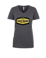 Holt Jr Rams Basketball Board - Womens Vneck