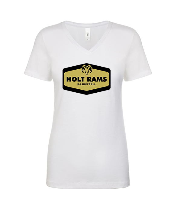 Holt Jr Rams Basketball Board - Womens Vneck