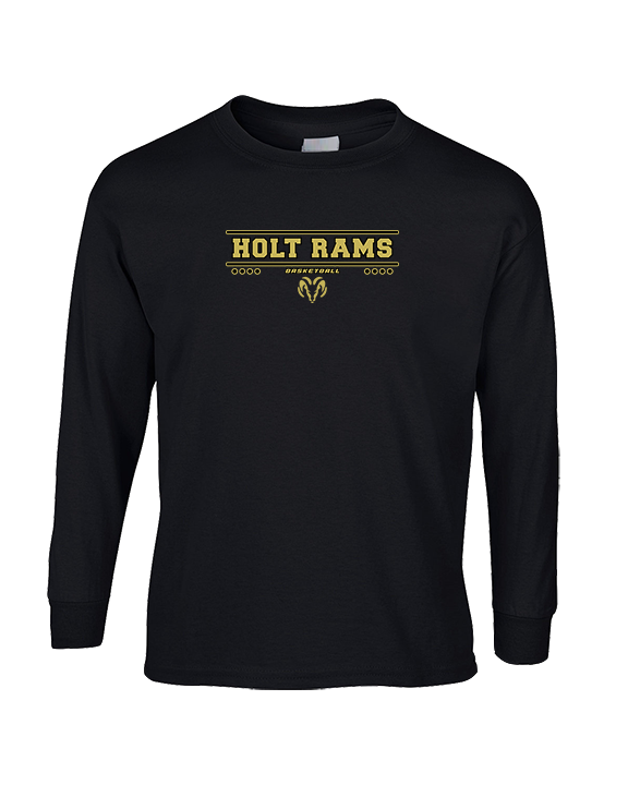 Holt Jr Rams Basketball Border - Cotton Longsleeve
