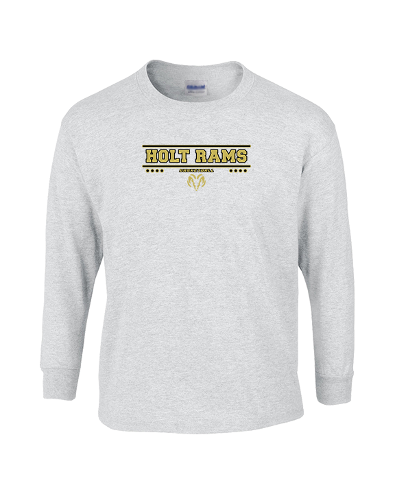 Holt Jr Rams Basketball Border - Cotton Longsleeve